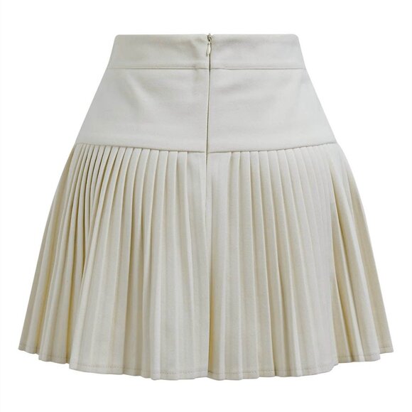 NEW Mini skirt in Ivory, Size L - Picture 3 of 15